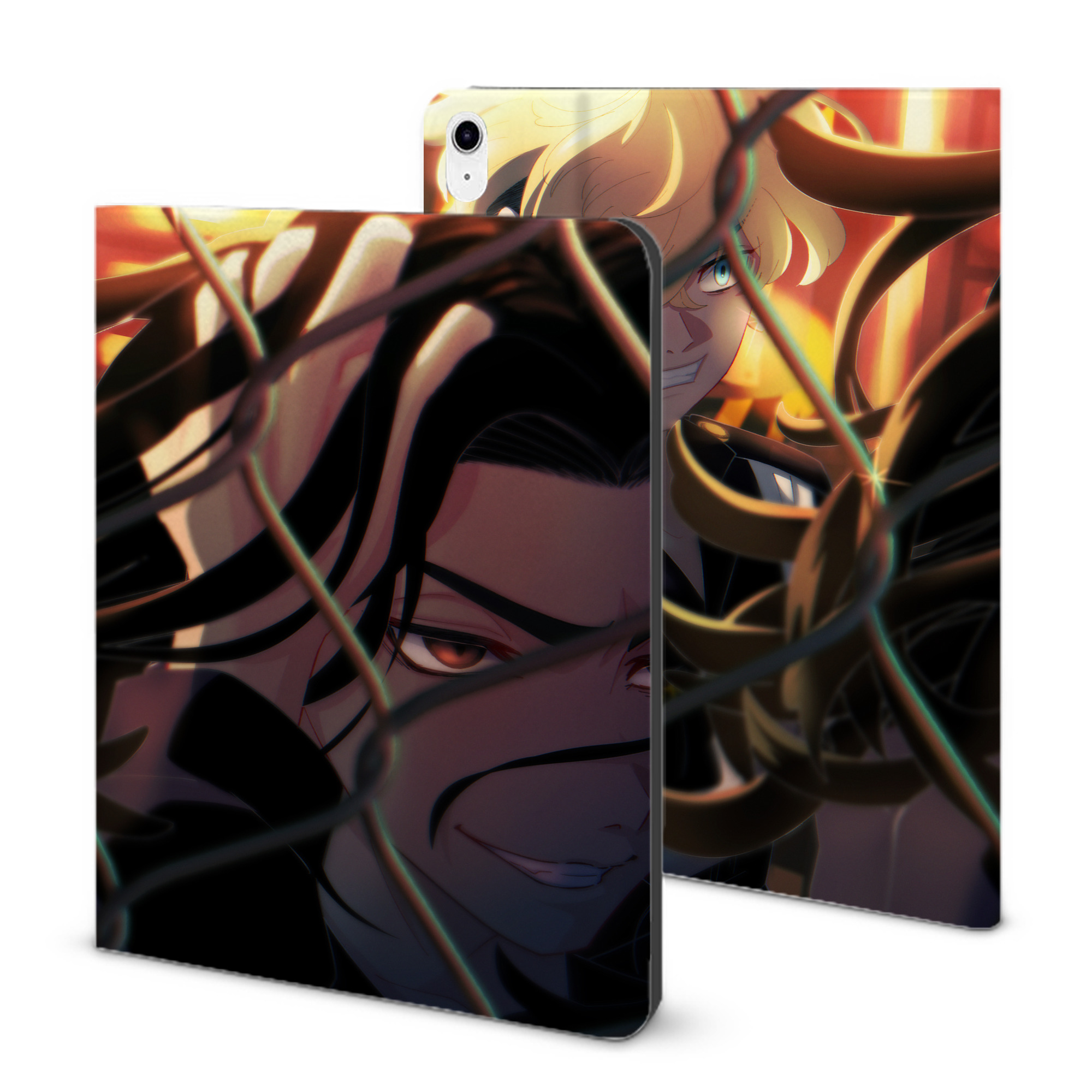 （画像用） 東京リベンジャーズ Tokyo Revengers IPad ケース ブック型 PUレザー TPU 耐衝撃 軽量 薄型 ペン収納なし 全面保護 IPad 各モデル対応